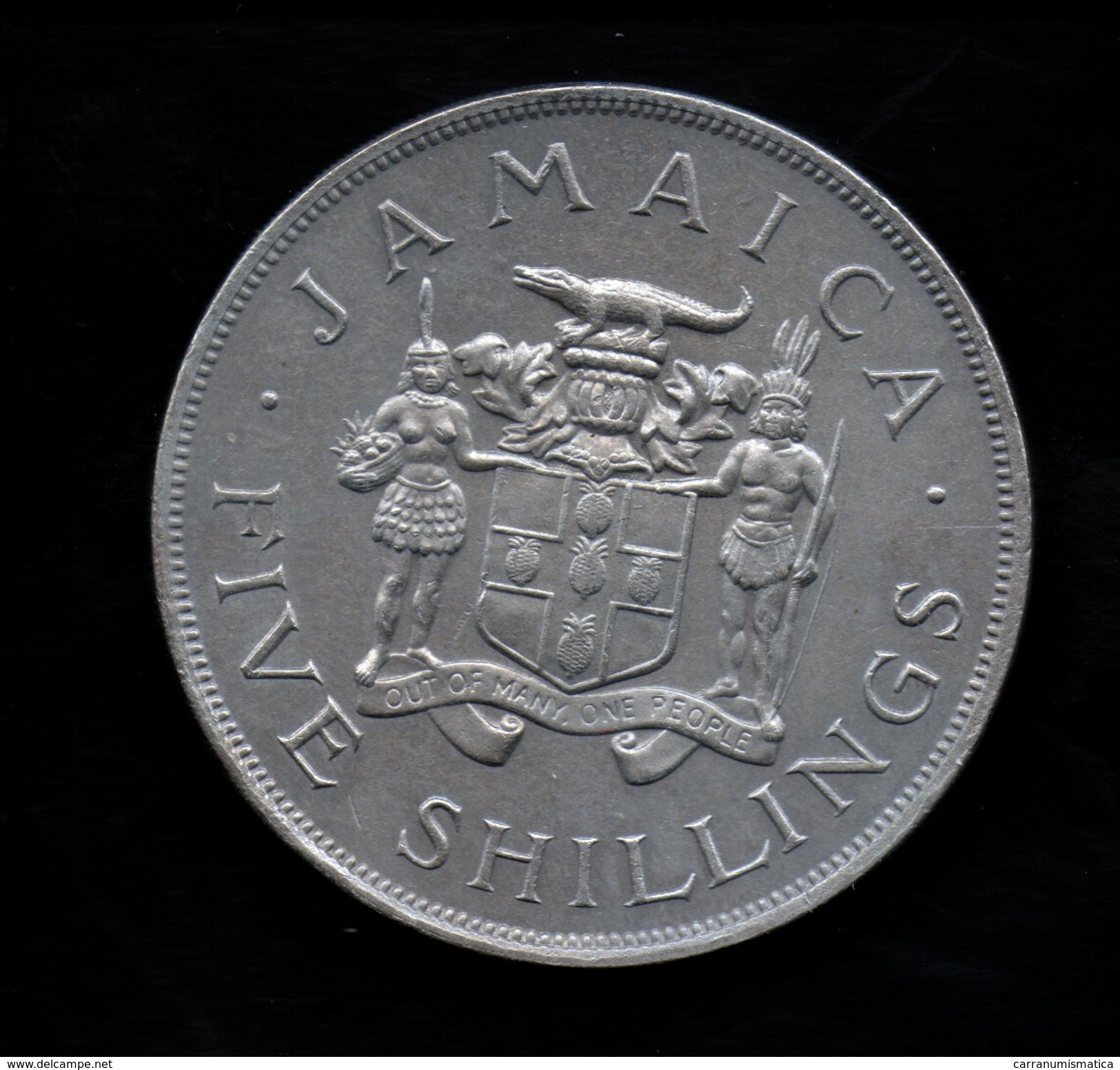 Giamaica 5 Shillings 1966 "VIII Commonwealth Games" - Jamaica