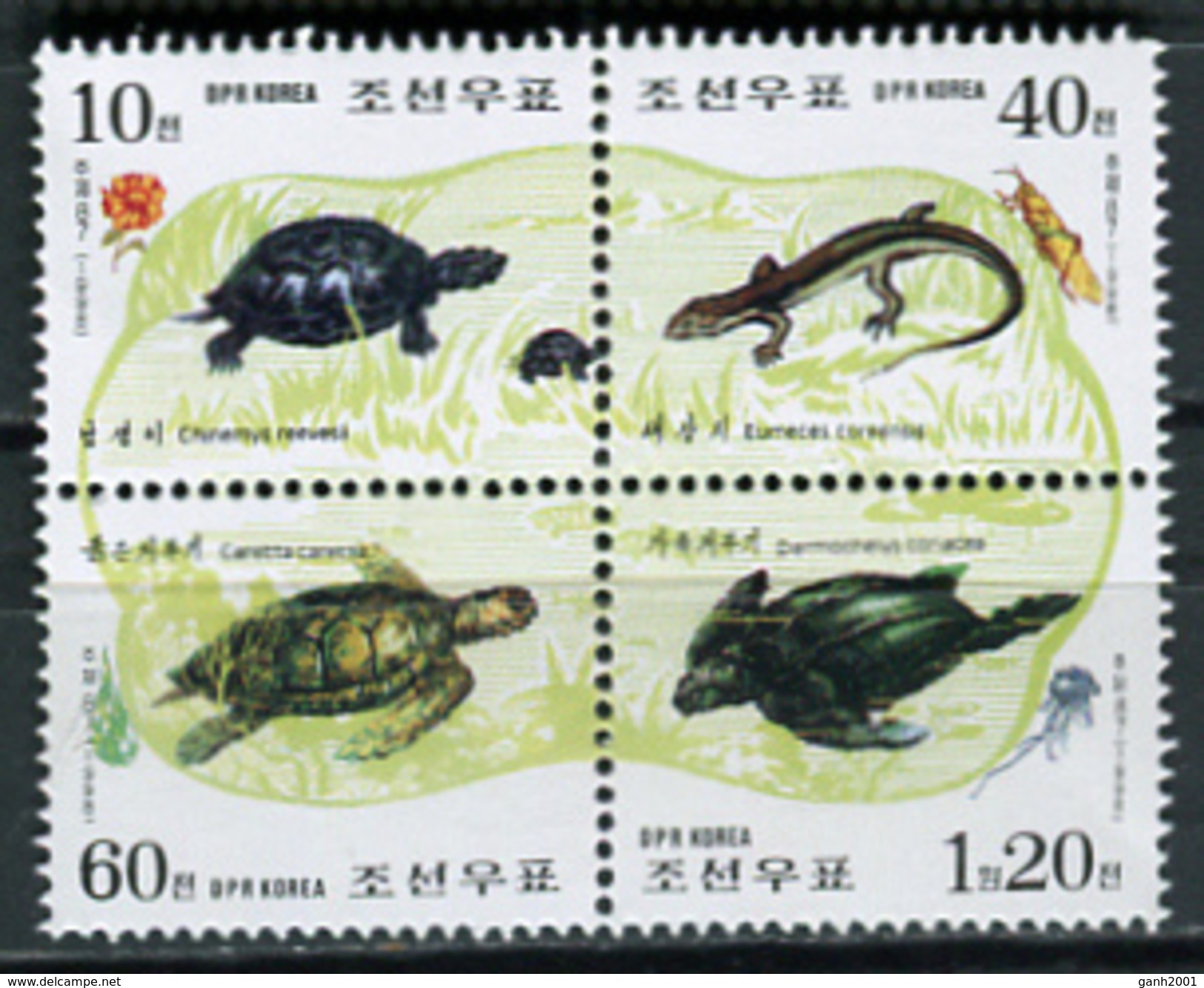 Korea 1998 Corea / Reptiles Turtles MNH Reptilien Tortugas / Cu3713  22 - Tartarughe