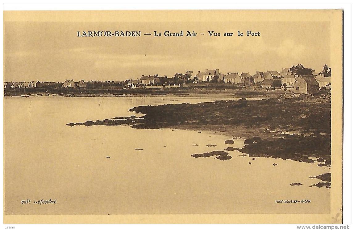LARMOR BADEN - "LE GRAND AIR" - Vue Sur Le Port - Larmor-Plage