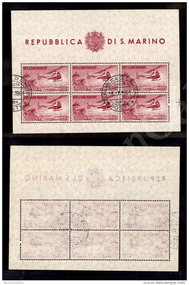 1961 - Elicottero (22 - Foglietti) - Usato (300) - Other & Unclassified