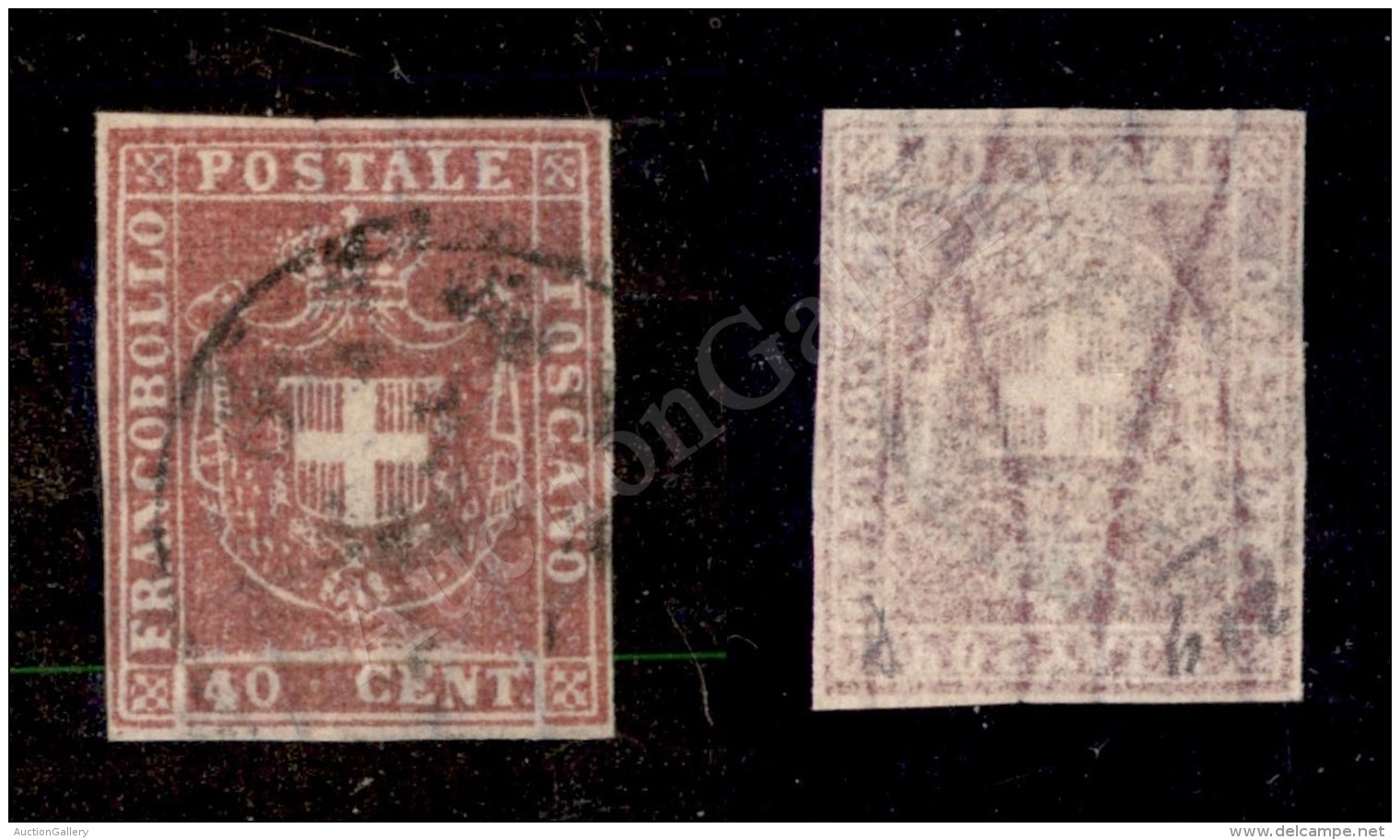 1860 - 40 Cent (21b) Con Ottimi Margini - Molto Bello - Oliva (550) - Andere & Zonder Classificatie