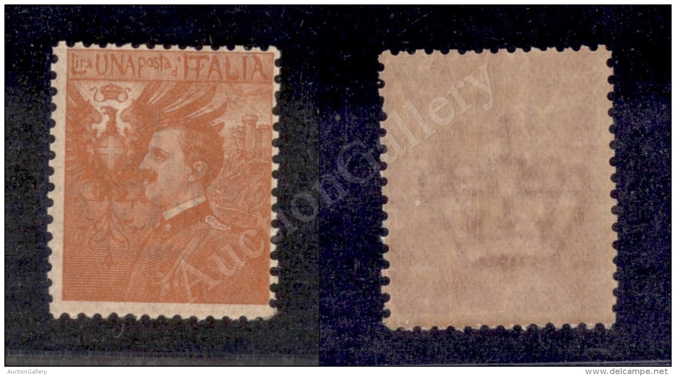 1904 - Saggio - 1 Lira Arancio (Unificato 95) Nuovo Con Gomma Integra - Autres & Non Classés