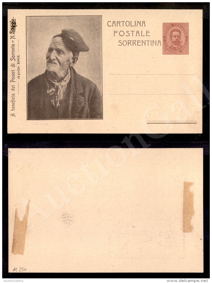 10 Cent Sorrentina/Vecchio Pescatore (45) - Cartolina Postale Nuova - Andere & Zonder Classificatie