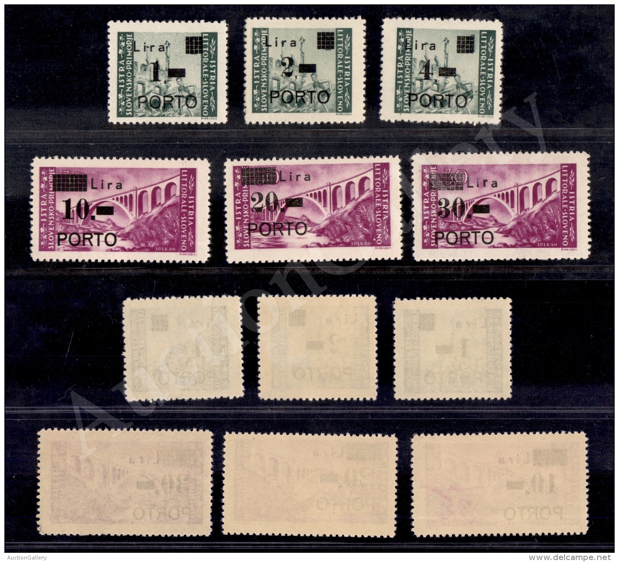 1946 - Segnatasse (8/13) - Serie Completa - 6 Valori Nuovi Con Gomma Integra (200) - Other & Unclassified