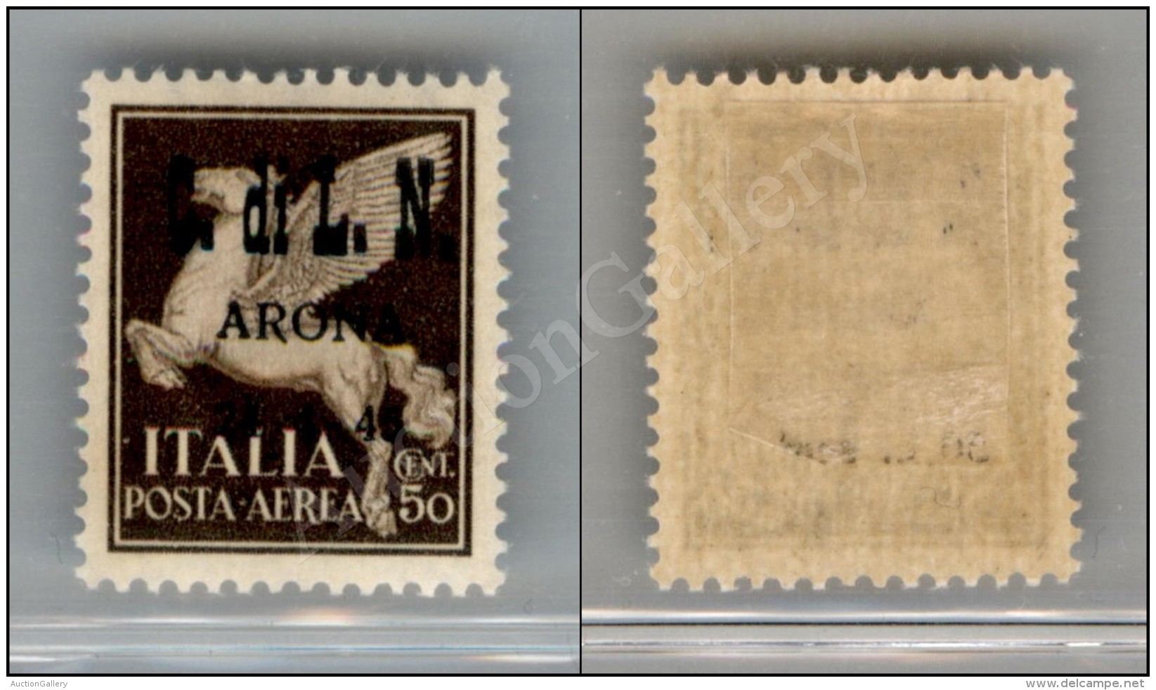 1945 - 50 Cent (15) Nuovo Con Gomma - Molto Bello - Cert. AG (3.250) - Andere & Zonder Classificatie