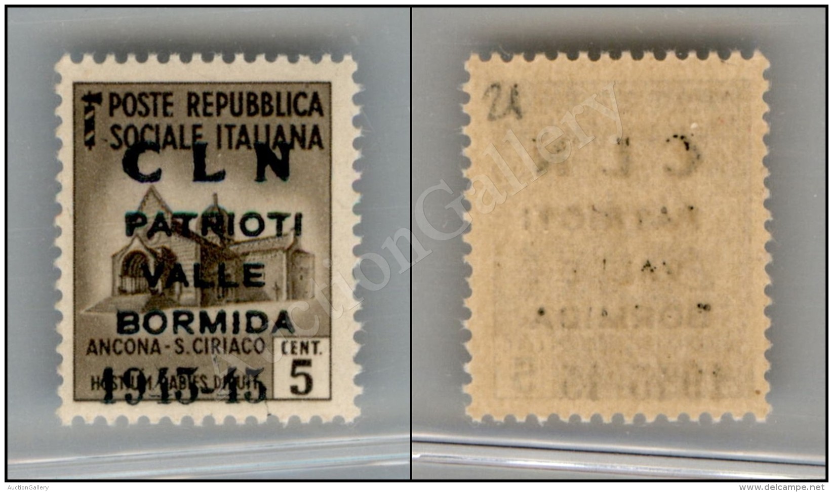 1945 - Soprastampa Modificata - 5 Cent (1A) Nuovo Con Gomma Integra - Molto Bello - Cert. AG (4.500) - Andere & Zonder Classificatie