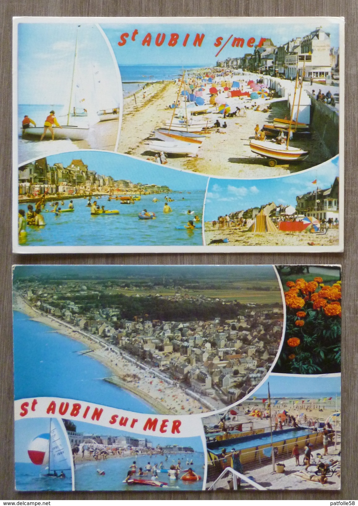 ST AUBIN SUR MER (14).TRES JOLI LOT DE 8 CARTES.VOIR SVP DETAILS ANNONCE ET PHOTOS - Saint Aubin