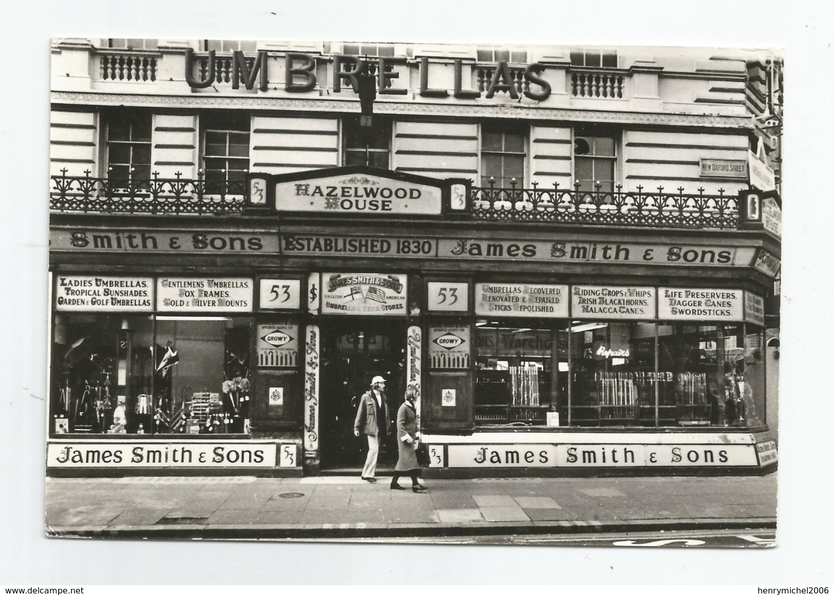 Londres Magasins Umbrellas Parapluie James  Smith Et Sons New Osford St , London - Geschäfte