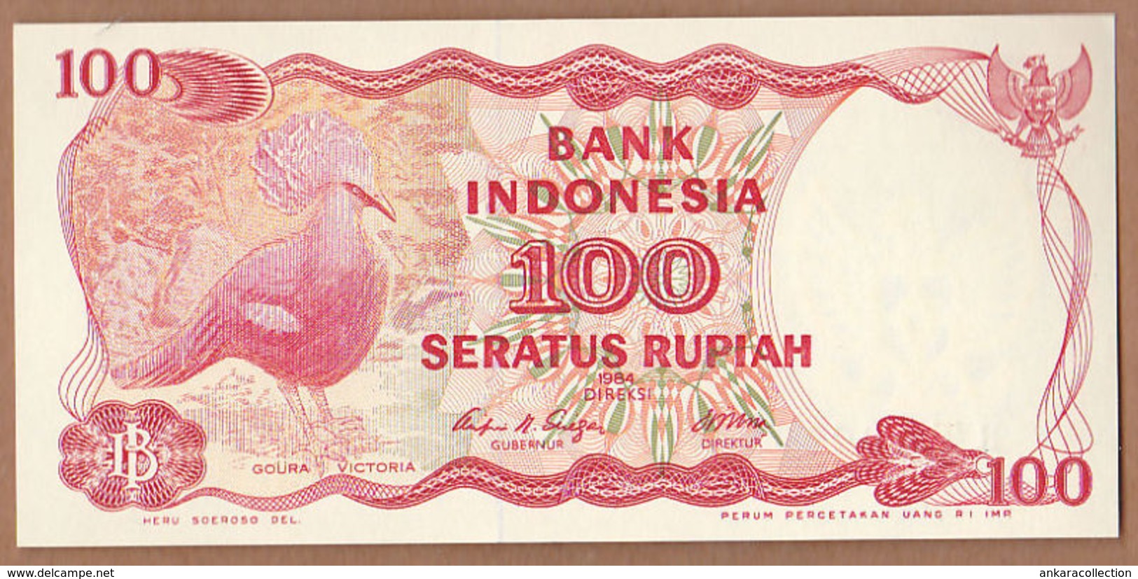 AC -  INDONESIA 100 RUPIAH RTA 1984 UNCIRCULATED - Indonésie