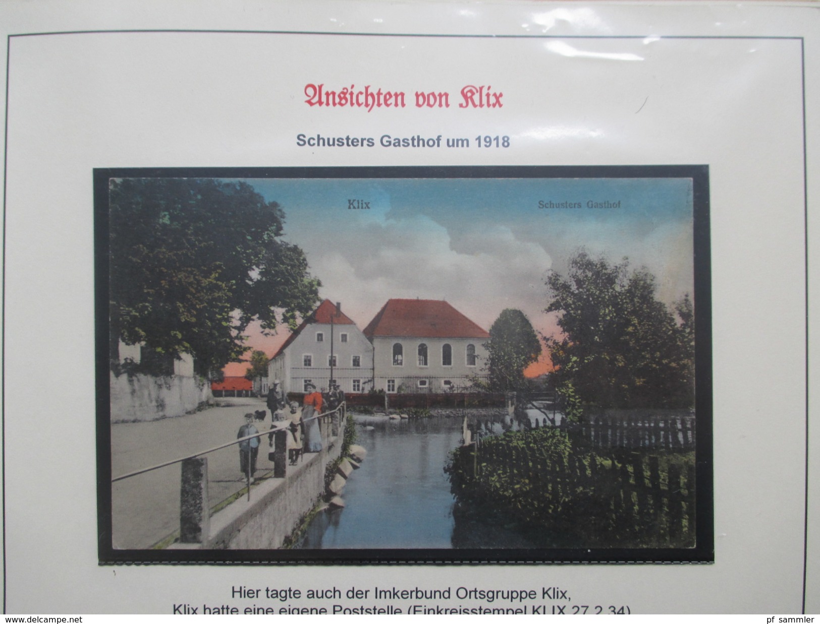 Klix (Sachsen) Heimatsammlung 13 Ansichtskarten / PK ab 1919. Alte Zeitung Heimatklänge von 1924. Interessant?!