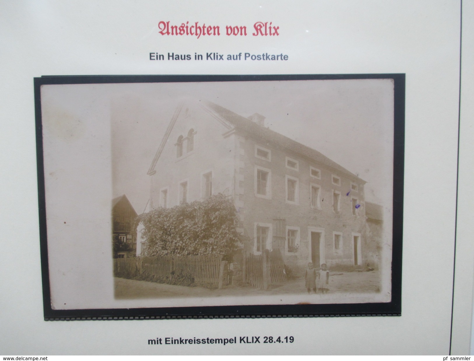 Klix (Sachsen) Heimatsammlung 13 Ansichtskarten / PK ab 1919. Alte Zeitung Heimatklänge von 1924. Interessant?!