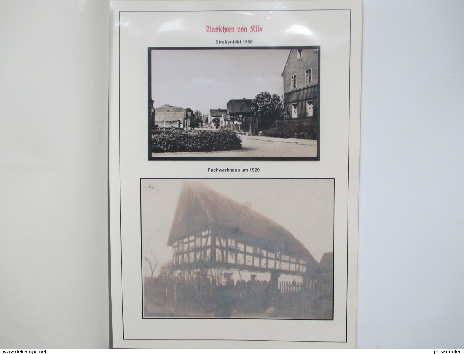 Klix (Sachsen) Heimatsammlung 13 Ansichtskarten / PK ab 1919. Alte Zeitung Heimatklänge von 1924. Interessant?!