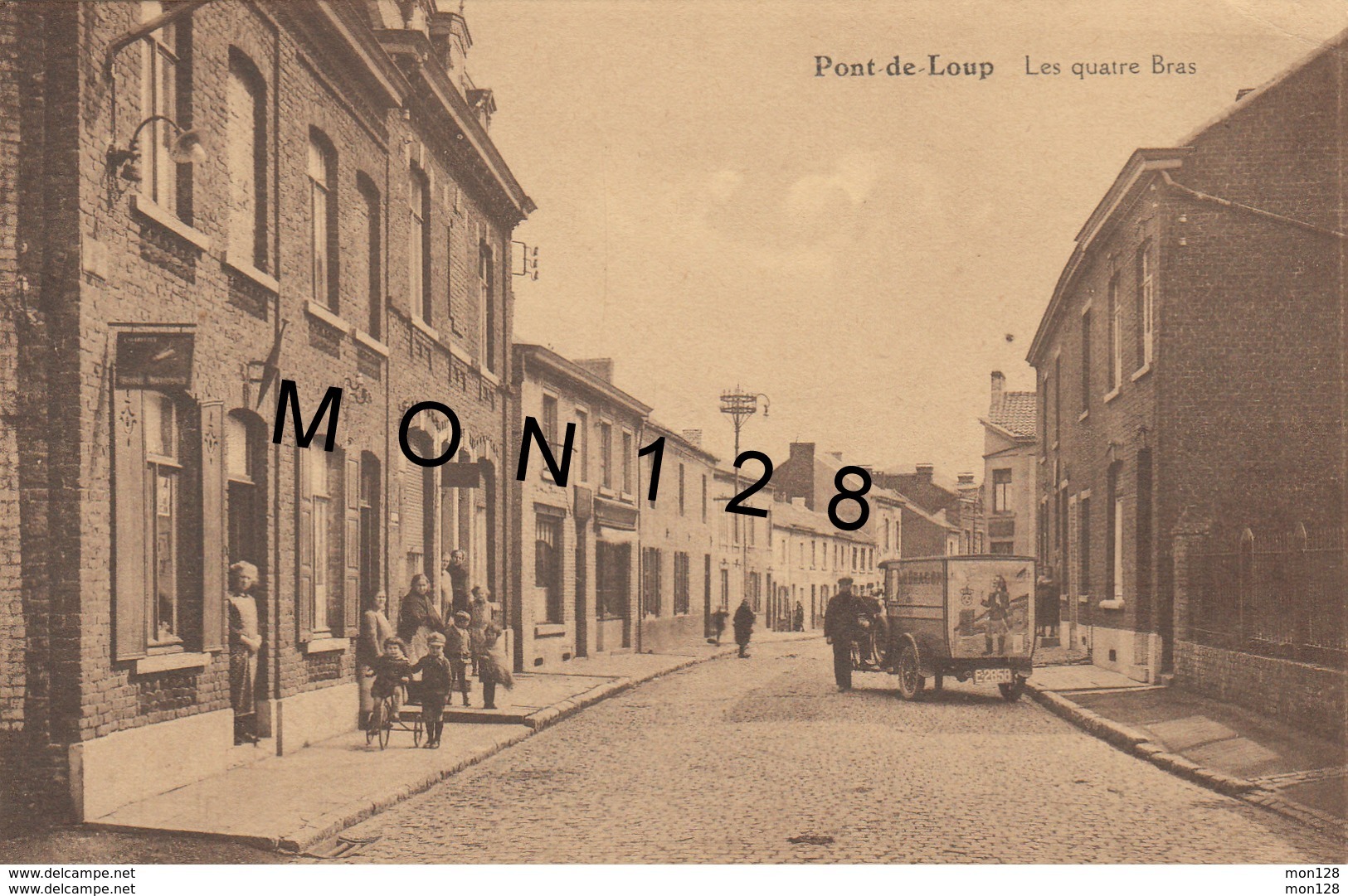 BELGIQUE - AISEAU PRESLES - PONT DE LOUP - LES QUATRE BRAS - Aiseau-Presles