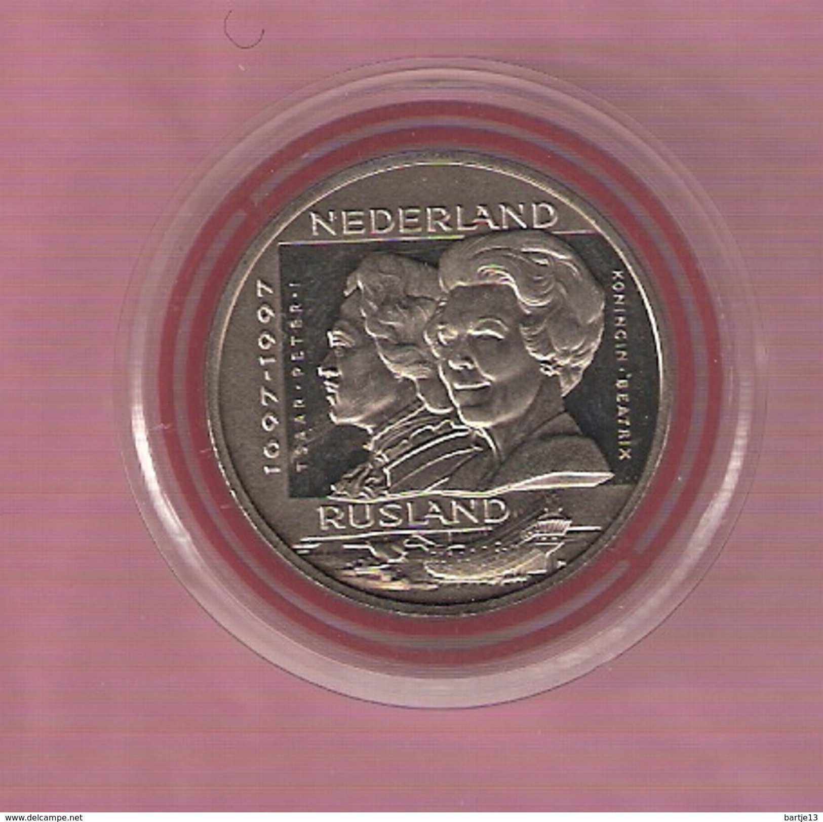 NEDERLAND 2 1/2 ECU 1997 NEDERLAND RUSLAND - Autres & Non Classés