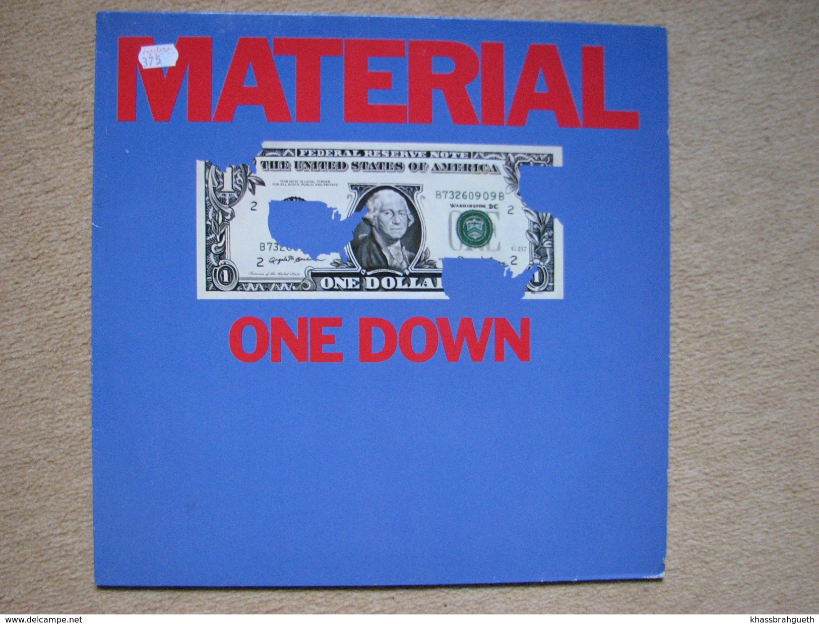 MATERIAL - ONE DOWN - (ELEKTRA/ASYLUM 1982) (LP) B.LASWELL & Cie (NONA HENDRIX, NILE RODGERS, WHITNEY HOUSTON... - Rock