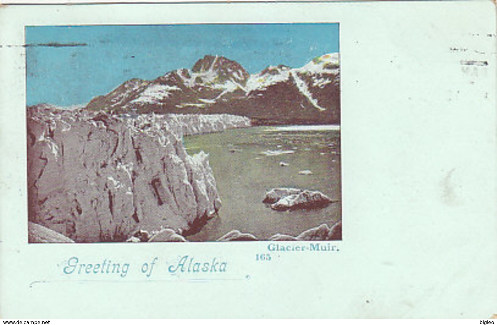 Greetings Of Alaska - Glacier-Muir - 1900    (A-41-160625) - Altri & Non Classificati