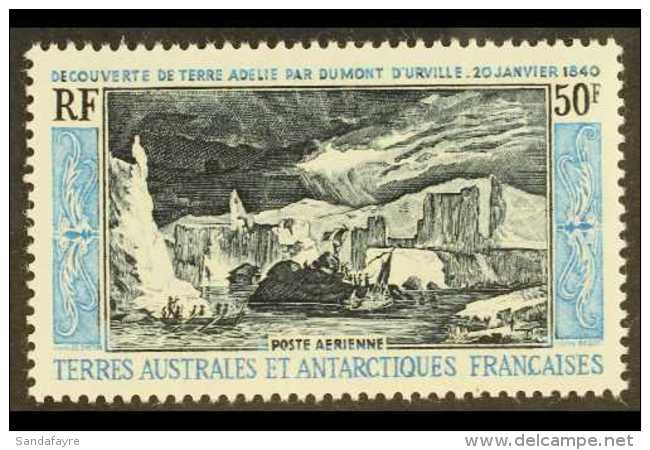 T.A.A.F. 1965 50f Discovery Of Adelie Land, Airmail Issue, Yvert 8, SG 38, Never Hinged Mint. For More Images,... - Autres & Non Classés