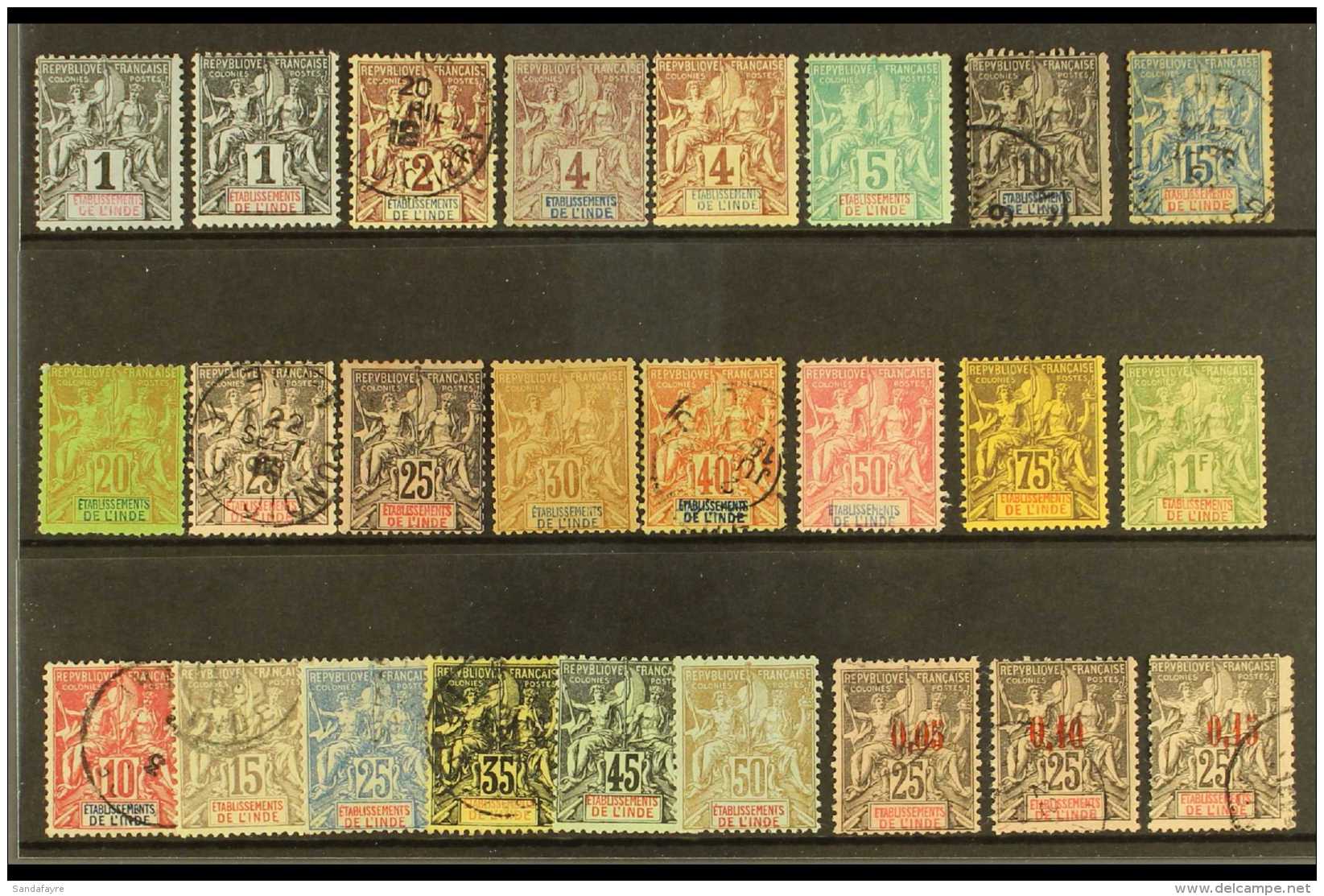 INDIAN SETTLEMENTS 1892-1907. Useful Mint And Used Collection Of "Tablet" Types. With 1892 Complete Set Mainly... - Andere & Zonder Classificatie
