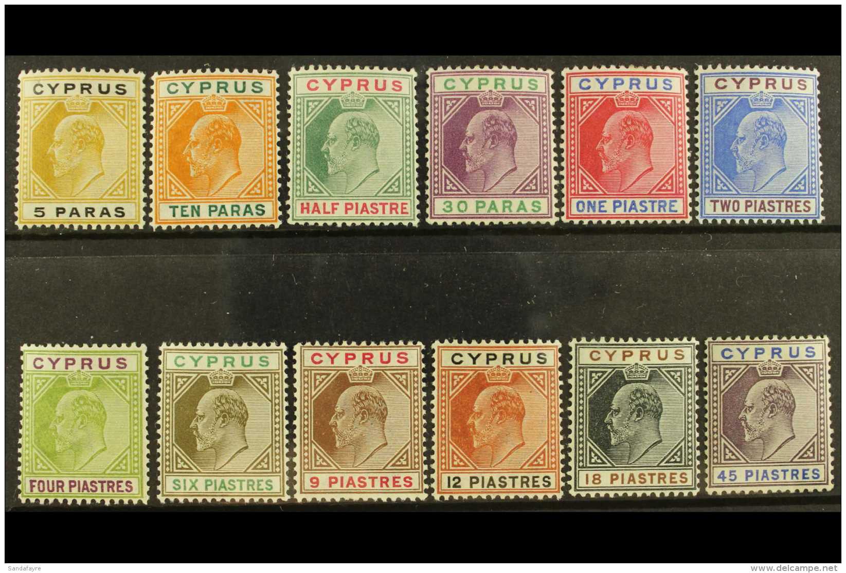 1904-10 Complete Set, SG 60/71, Fine Mint, Very Fresh. (12 Stamps) For More Images, Please Visit... - Andere & Zonder Classificatie