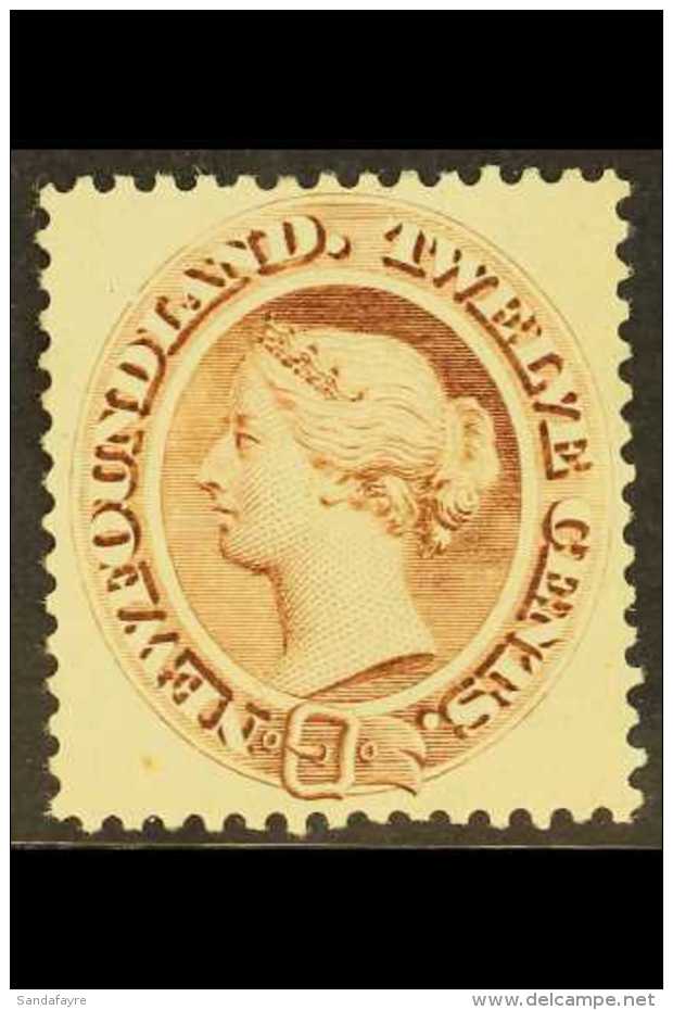 1894 12c Deep Brown, SG 61, Very Fine Mint. For More Images, Please Visit... - Andere & Zonder Classificatie