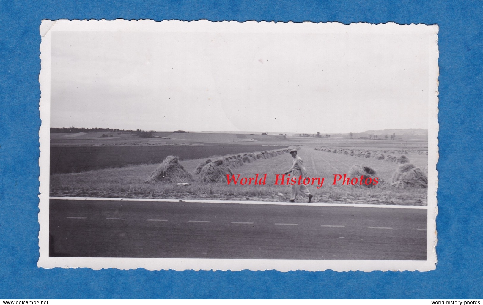 Photo Ancienne - Circuit De GUEUX ( Marne , Reims ) - Etancelin Regagne Les Tribunes Aprés Abandon De Son Auto Talbot - Automobiles