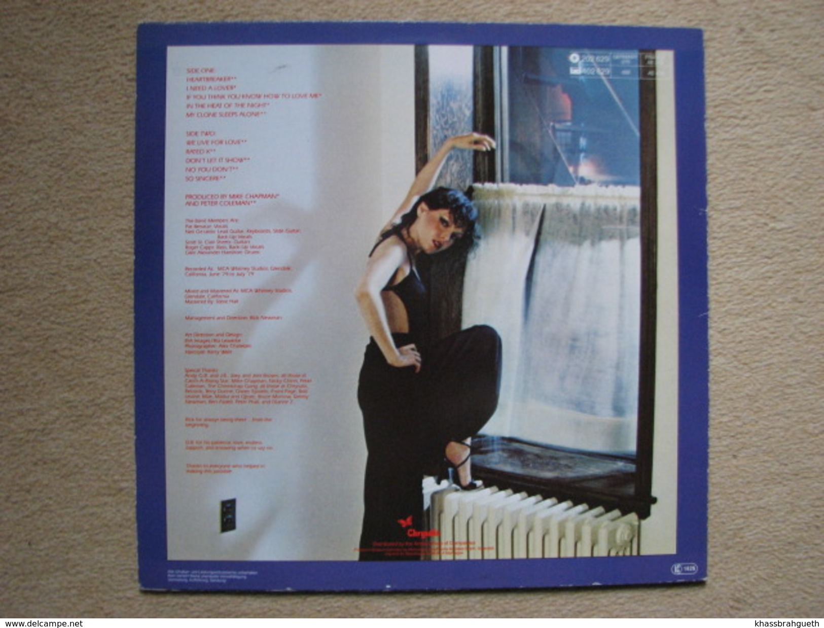 PAT BENATAR - IN THE HEAT OF THE NIGHT - (CHRYSALIS 1979) (LP) - Rock