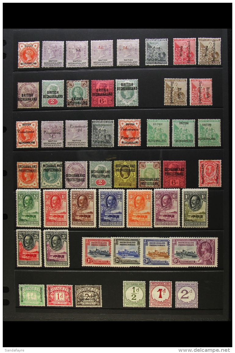 1888-1935 ALL DIFFERENT MINT COLLECTION Includes "British Bechuanaland" 1888 (Jan) &frac12;d And 3d, 1888... - Autres & Non Classés