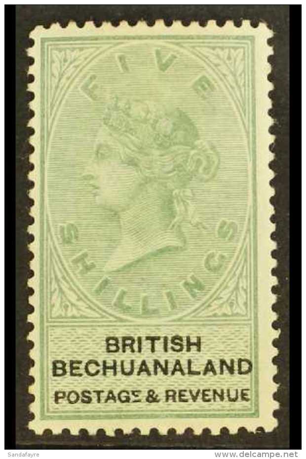 1888 5s Green &amp; Black, SG 18, Superb Mint. For More Images, Please Visit... - Autres & Non Classés