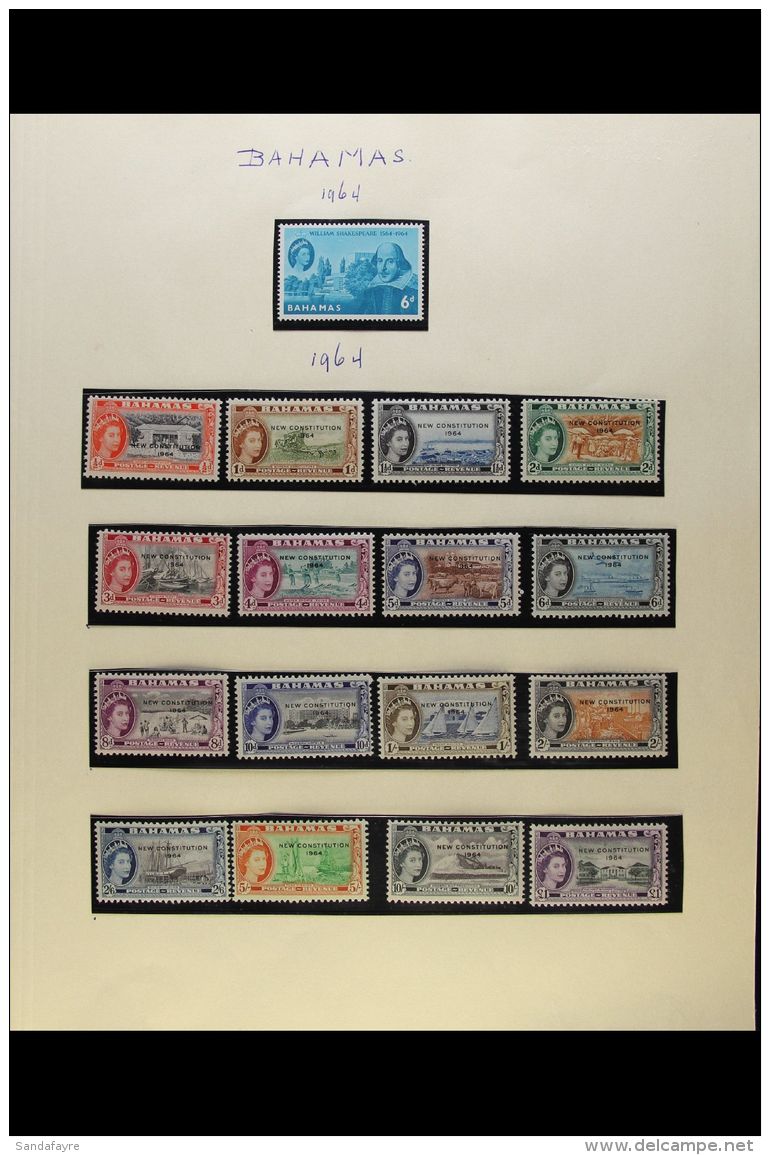 1962-77 NEVER HINGED MINT COLLECTION Presented In Mounts On Album Pages. Includes 1964 Self Govt Defin Set, 1965... - Andere & Zonder Classificatie