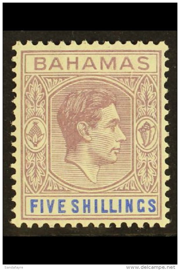 1938-52 5s Lilac &amp; Blue Thick Paper, SG 156, Never Hinged Mint With Usual Streaky Gum &amp; Striking... - Autres & Non Classés
