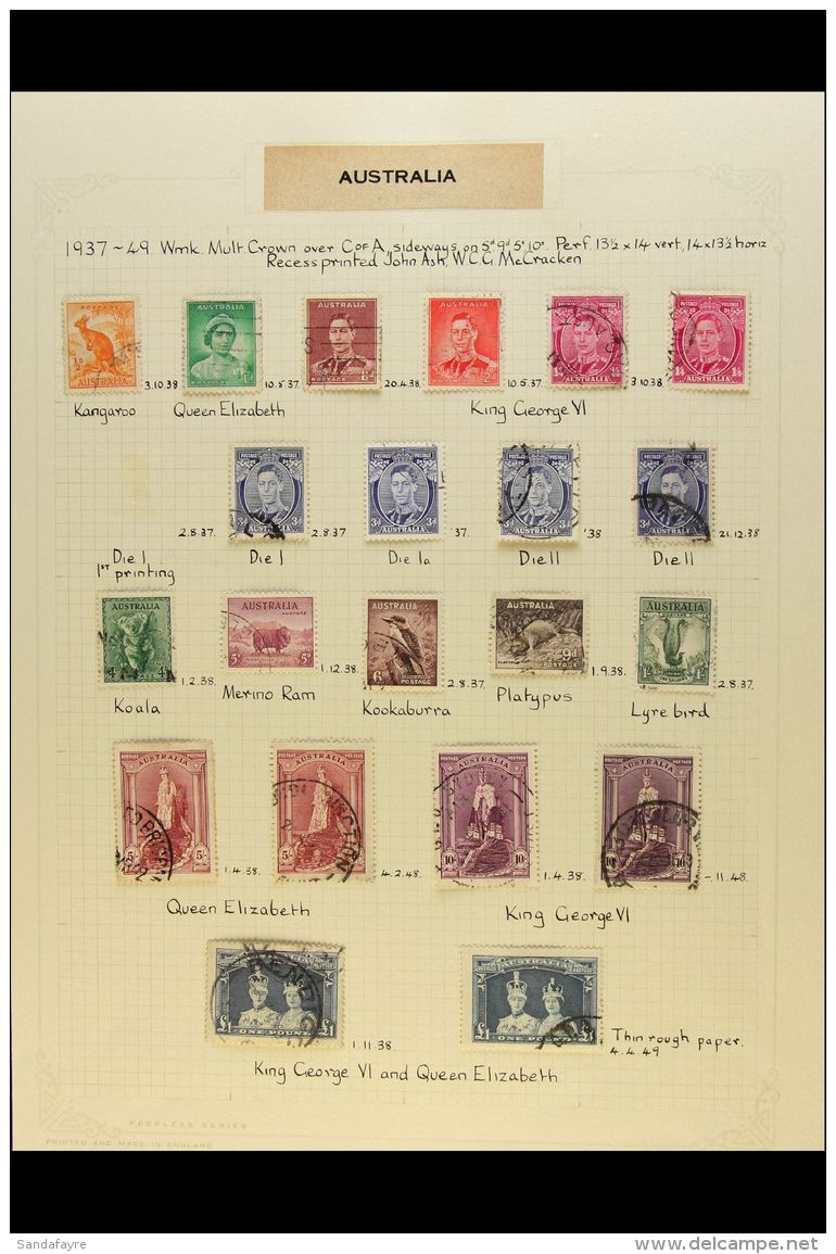 1937-79 EXTENSIVE USED COLLECTION A Delightful All Different Collection, Highly Complete For The Period And... - Autres & Non Classés
