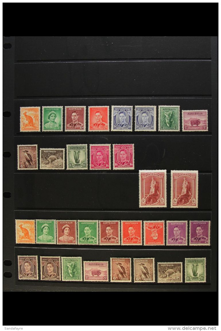 1937-53 MINT / NHM COLLECTION WITH MULTIPLES An Attractive, Chiefly ALL DIFFERENT Collection, Presented On Stock... - Autres & Non Classés