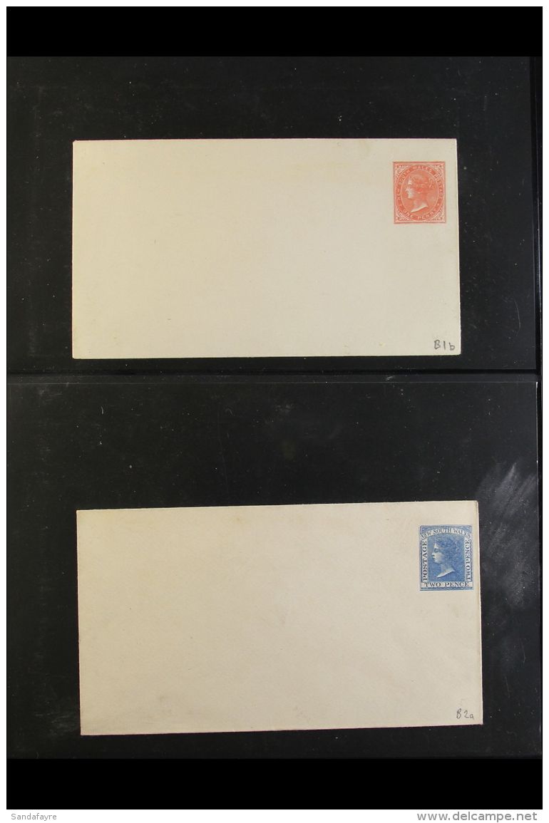 NEW SOUTH WALES POSTAL STATIONERY 1870-1897 Fine Unused All Different Collection Of ENVELOPES, Strongly... - Andere & Zonder Classificatie