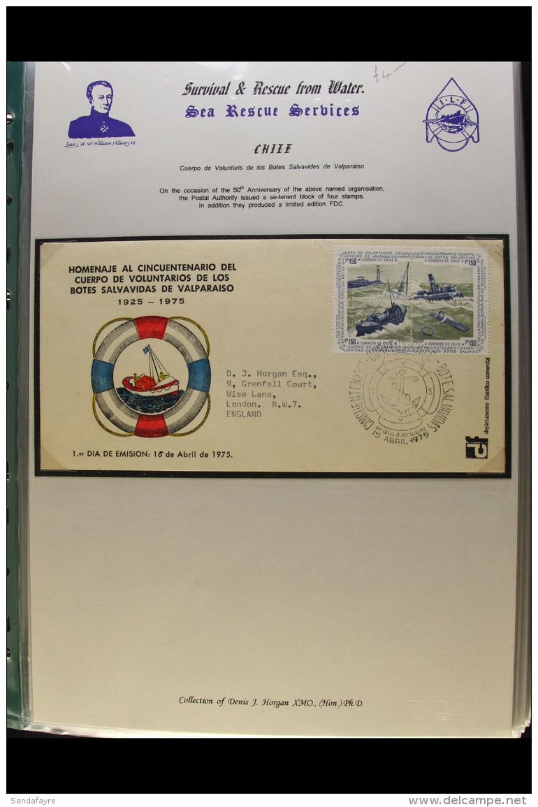 SURVIVAL AT SEA - RESCUE SERVICES An Interesting World Countries Collection Of Nhm Stamps, Mini Sheets, Covers... - Zonder Classificatie