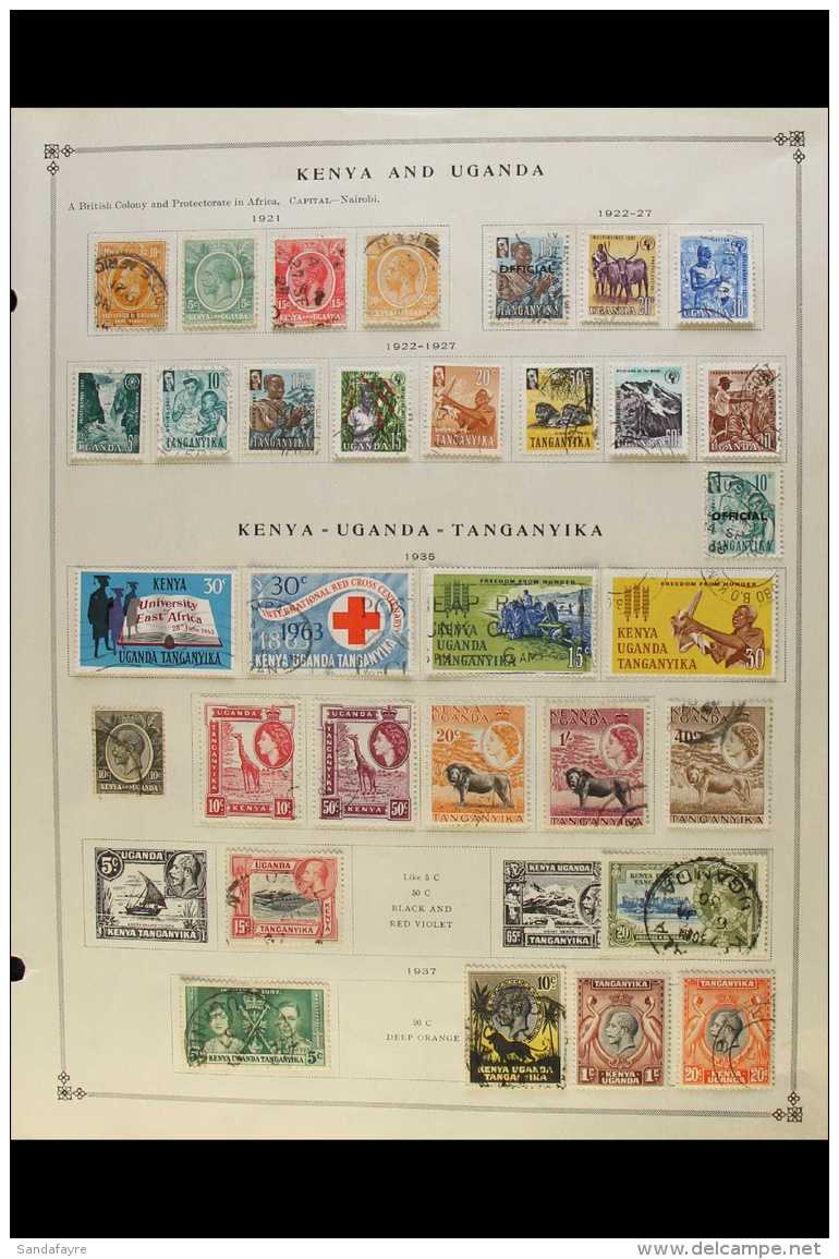 BRITISH AFRICA 1880s - 1970s A LARGELY UNCHECKED MINT &amp; USED COLLECTION On A Thick Pile Of Pages In A Shoe... - Andere & Zonder Classificatie