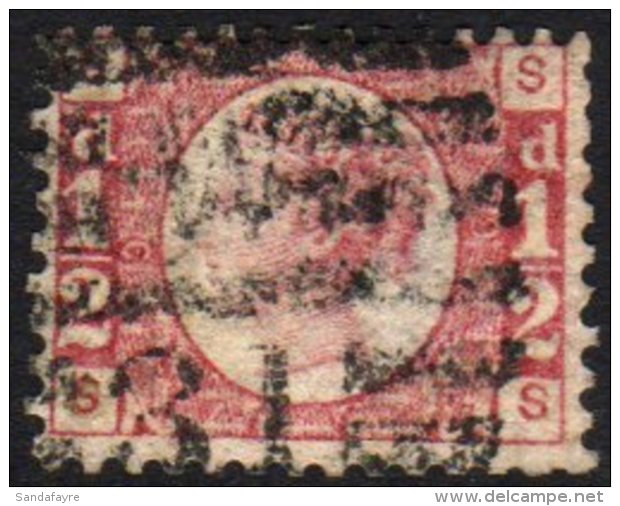 1870 &frac12;d Rose SG 49, Plate 9, With Neat London Numeral Cancel, Plate Number Clearly Visible, Good Colour And... - Autres & Non Classés