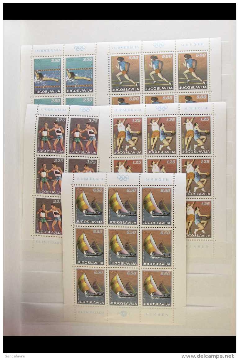 1969-1985 NHM SHEETLETS. Never Hinged Mint Collection Of All Different Sheetlets Of 9 Stamps Presented On Stock... - Andere & Zonder Classificatie