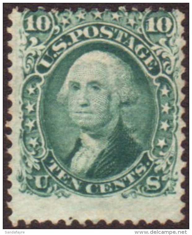 1867 10c Green With "E" Grill, Scott 89, Very Good Unused No Gum. For More Images, Please Visit... - Autres & Non Classés