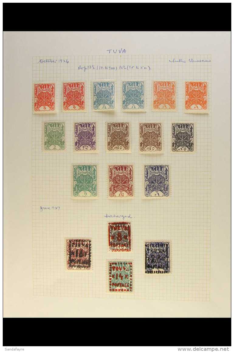 1926 - 1936 EXTENSIVE COLLECTION Mint And Used Collection Written Up On Leaves Including 1926 Set Complete, 1927... - Touva