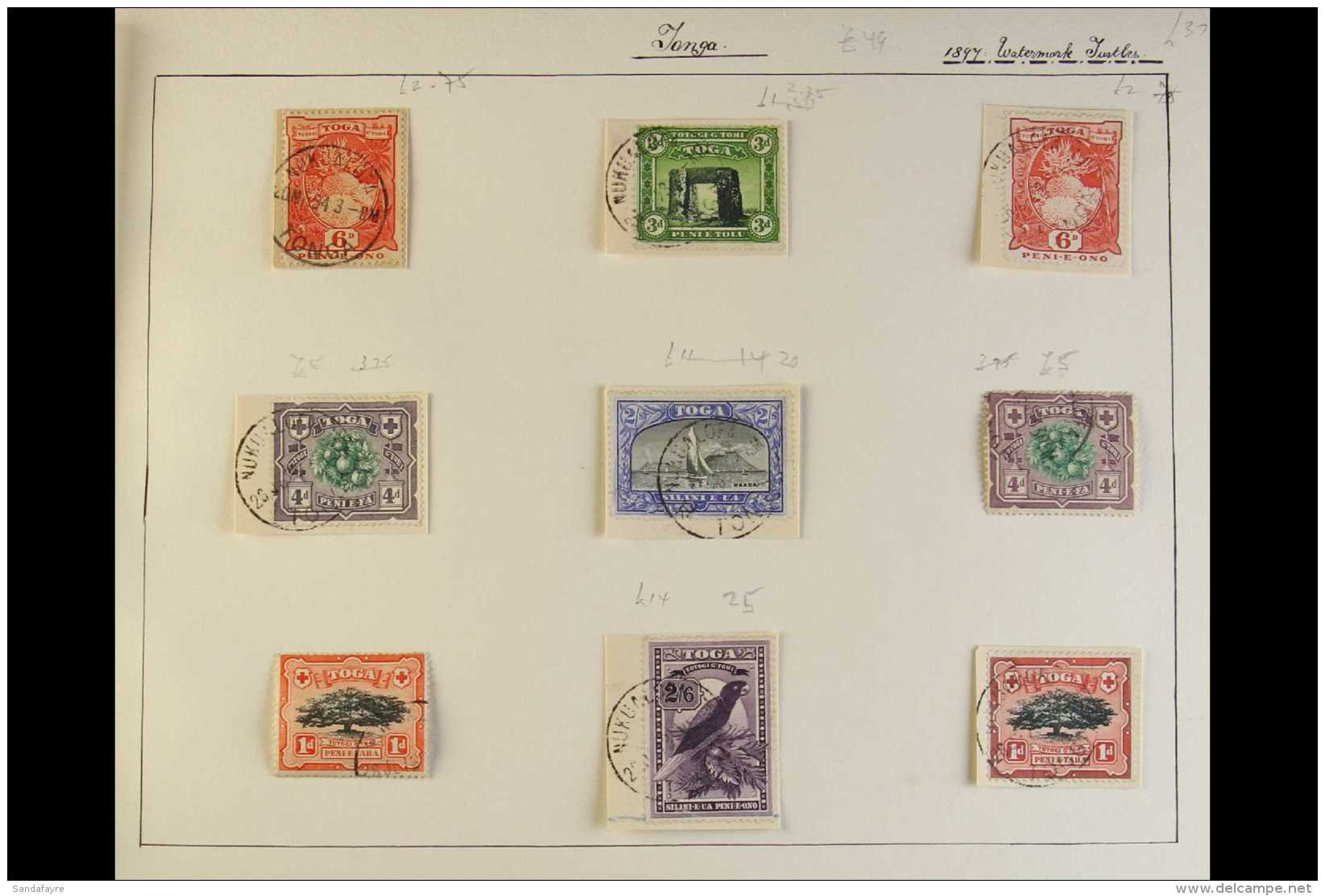 1897-1935 POSTMARKS COLLECTION An Attractive Selection Of Issues, Many "on Piece" Items Inc 1897 Pictorials To 2s... - Tonga (...-1970)