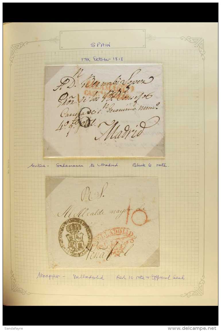1818 - 1948 EXTENSIVE COVERS AND POSTAL HISTORY COLLECTION 130 Years Of Postal History Including 16 Pre-stamp... - Andere & Zonder Classificatie