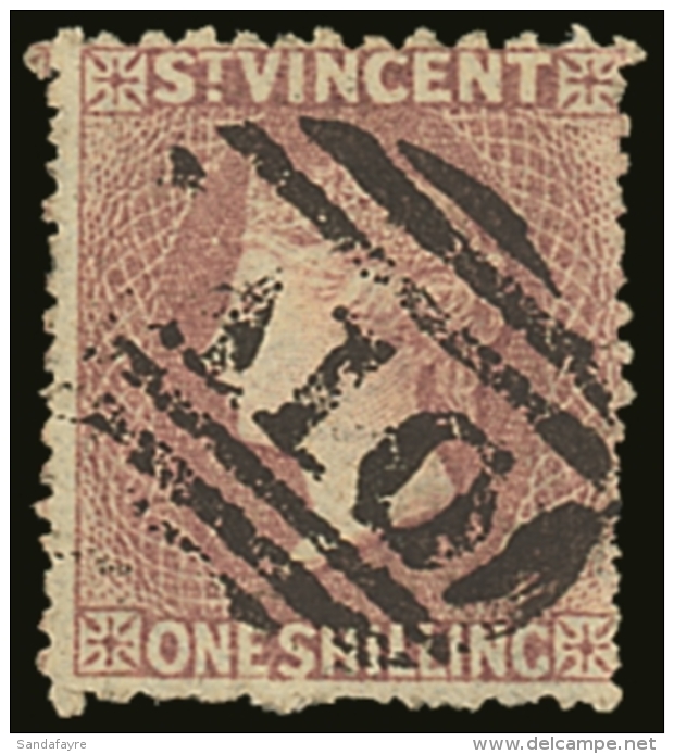 1872-75 1s Rose-lilac, Perf 11-12&frac12; X 15, SG 20, Fine Used. Fresh Colour. For More Images, Please Visit... - St.Vincent (...-1979)