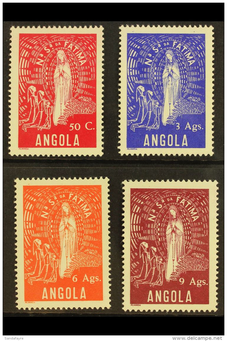 ANGOLA 1948 Our Lady Fatima Complete Set (SG 434/37, Afinsa 302/05), Never Hinged Mint, Fresh. (4 Stamps) For More... - Andere & Zonder Classificatie