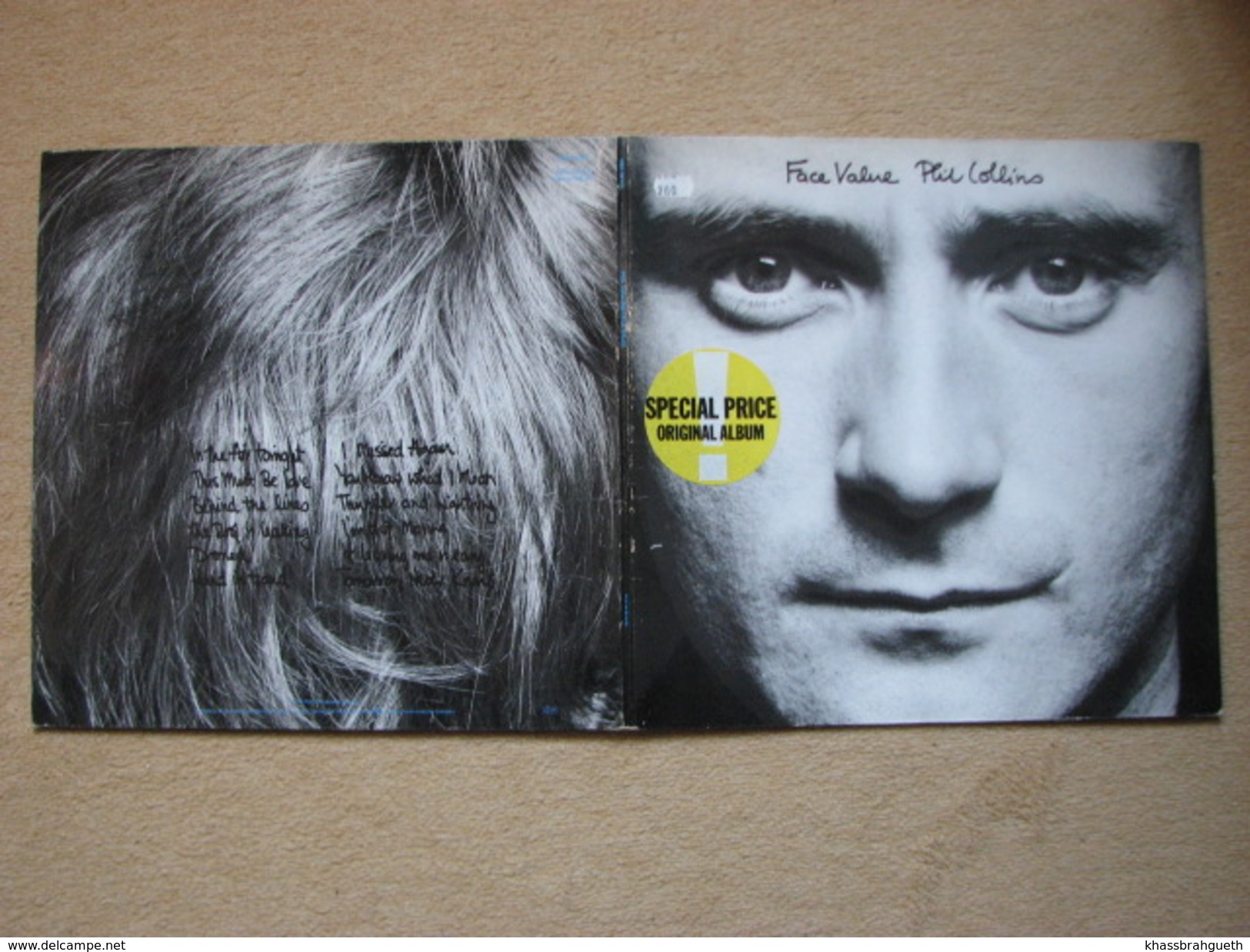 PHIL COLLINS - FACE VALUE (LP) (WEA 1981) - Autres & Non Classés