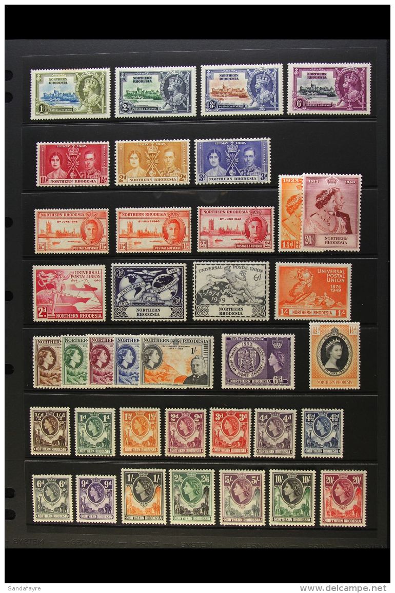 1935-63 FINE MINT COLLECTION An All Different Collection Which Starts With 1935 Silver Jubilee And 1937 Coronation... - Rhodésie Du Nord (...-1963)