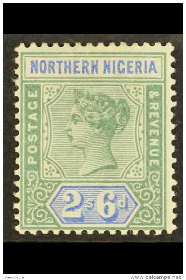 1900 2s6d Green And Ultramarine, SG 8, Very Fine Mint. For More Images, Please Visit... - Nigeria (...-1960)