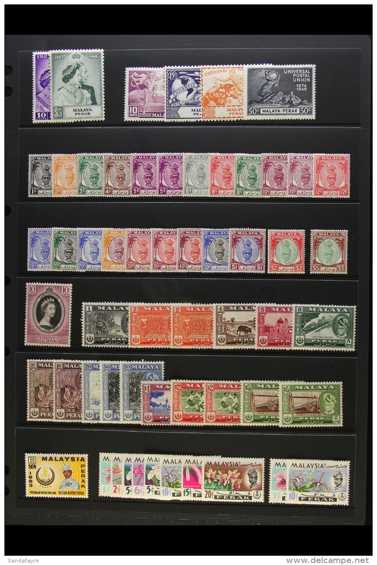 PERAK 1948 - 1970 Complete Mint Collection Including 1948 Wedding, 1950 Sultan Yussaf Set, 1957 Sultan Set With... - Andere & Zonder Classificatie