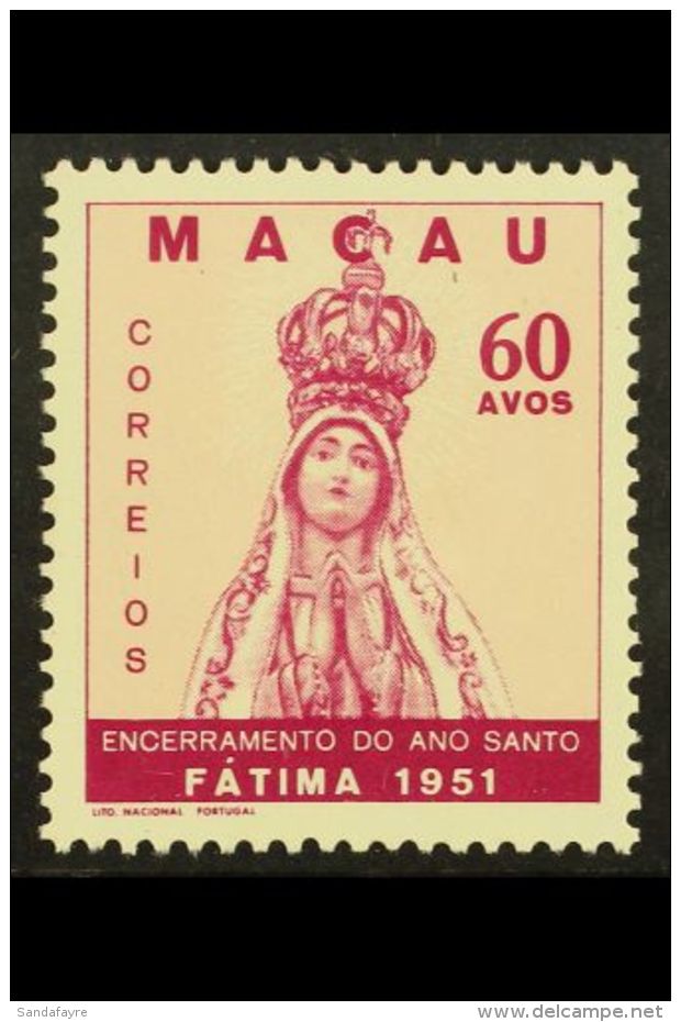 1951 60a Magenta &amp; Pink "Holy Year", SG 450, Very Fine Mint For More Images, Please Visit... - Autres & Non Classés