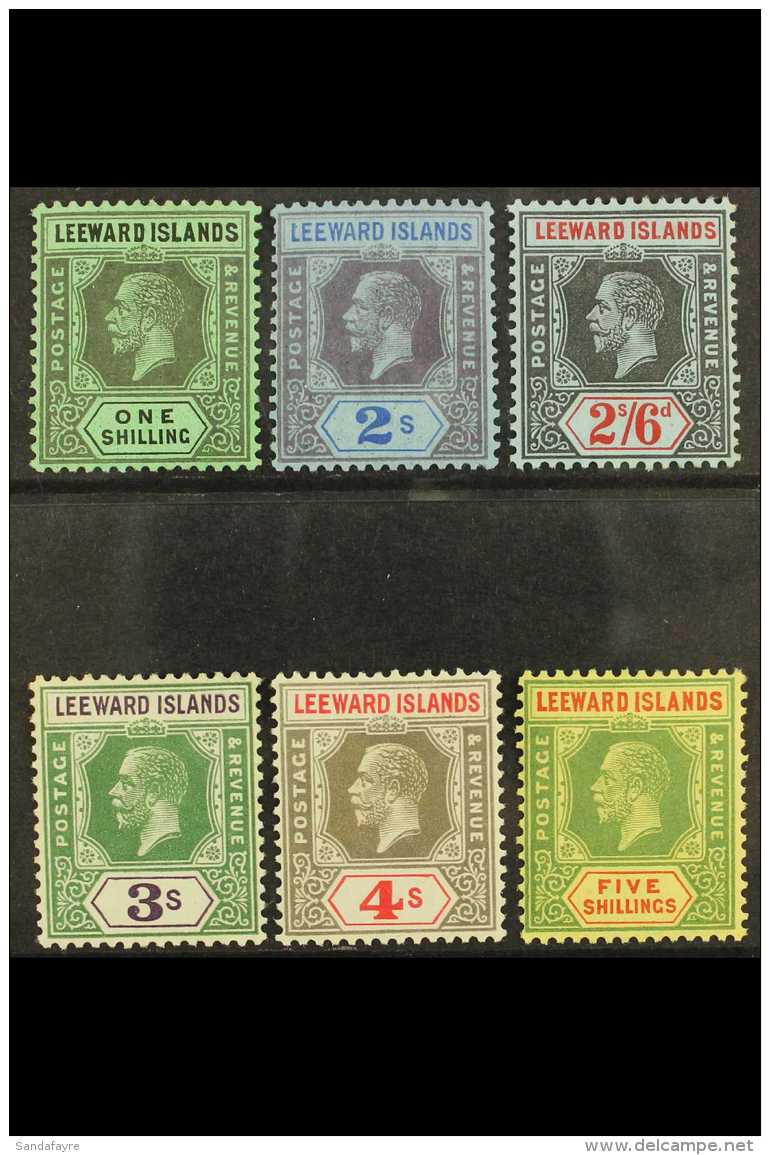 1921-32 1s To 5s Script, SG 73/78, Fine Mint. (6) For More Images, Please Visit... - Leeward  Islands