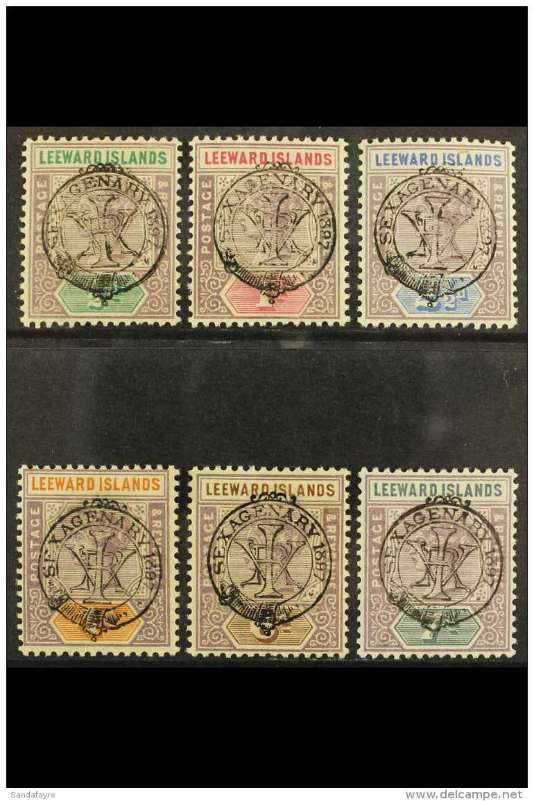 1897 Jubilee Set To 7d, SG 9/14, Fine Mint. (6) For More Images, Please Visit... - Leeward  Islands